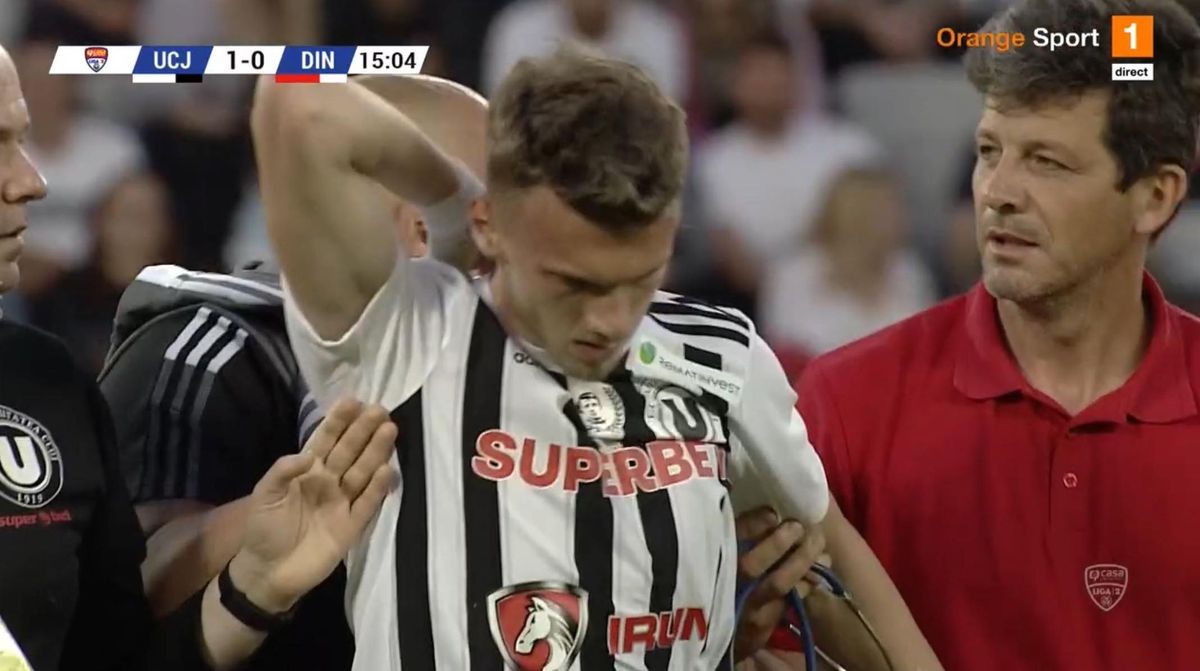 Mihai Eșanu, gafă inexplicabilă în U Cluj - Dinamo