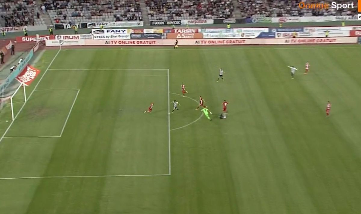 FOTO Gafa lui Eșanu în U Cluj - Dinamo 21.05.2022