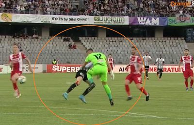 Mihai Eșanu, gafă inexplicabilă în U Cluj - Dinamo