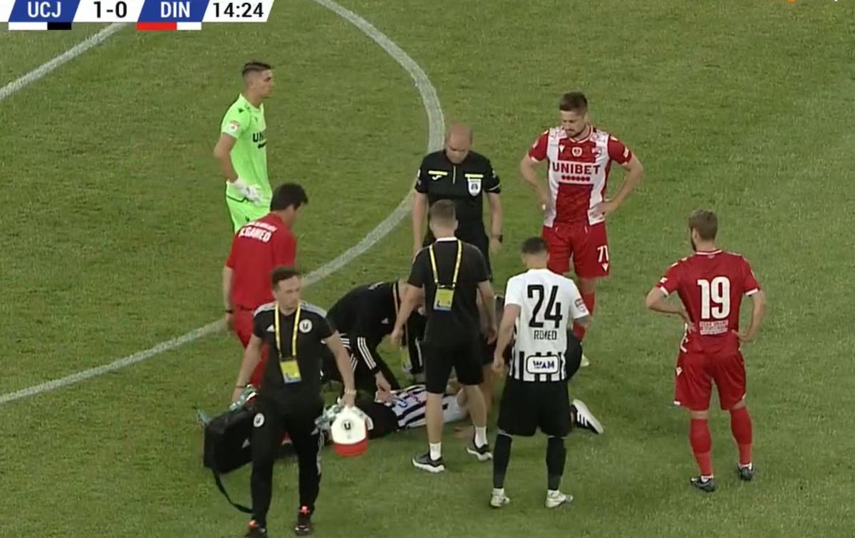 Mihai Eșanu, gafă inexplicabilă în U Cluj - Dinamo