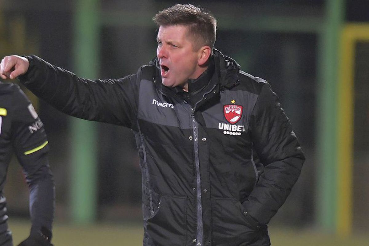 Dusan Uhrin, concluzii după prestația penibilă a lui Dinamo pe Cluj Arena: „E ceva ce trebuie să schimbăm neapărat la retur!”