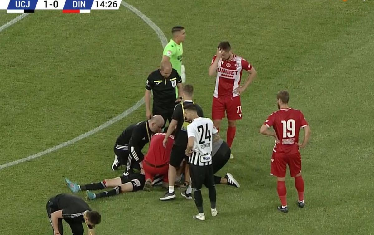 FOTO Gafa lui Eșanu în U Cluj - Dinamo 21.05.2022