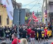 Fanii lui U Cluj și Dinamo au venit împreună la meciul de baraj: încurajări, dar și derapaje