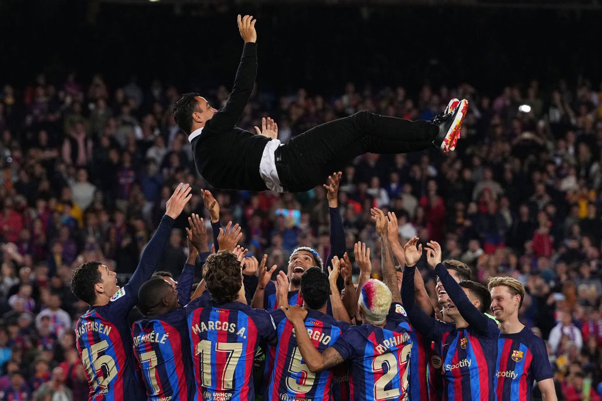 Barcelona a sărbătorit titlul în La Liga, alături de 88.000 de spectatori » Imagini spectaculoase