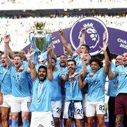 Manchester City a sărbătorit azi un nou titlu / Sursă foto: Guliver/Getty Images