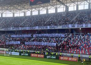 Fanii CSA Steaua. mesaje dure către Florin Talpan și conducerea clubului: „Circ ieftin la TV ai etalat / Privim versiunea 2.0 de la Palat”