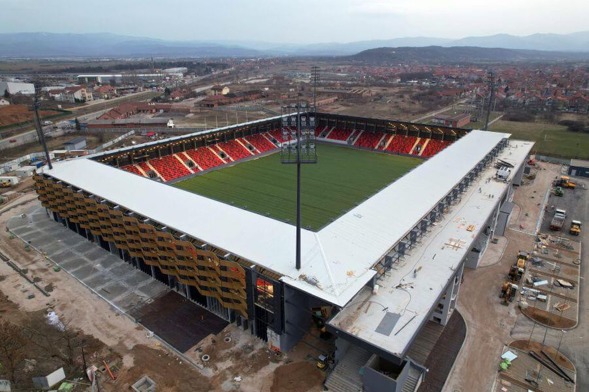 Stadionul din Leskovac, Serbia