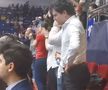 Nicușor Dan, „ultras” la CSM București - Esbjerg în 2023