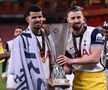 Radu Drăgușin, cu tricolorul pe podiumul Europa League » România, din nou în elită: imagini emoționante pe San Mames
