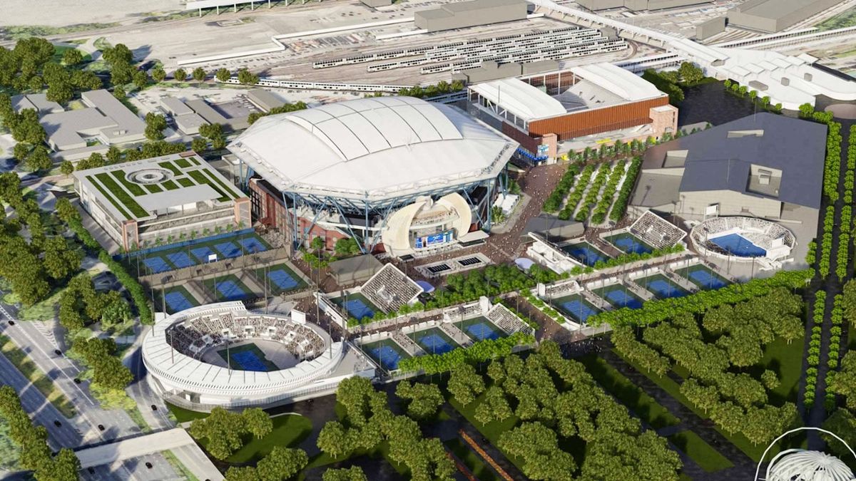 Cel mai mare stadion de tenis din lume devine și mai mare: proiect de 800 de milioane de dolari