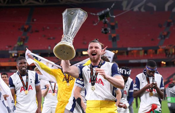 Prima uriașă pe care o va primi Radu Drăgușin pentru triumful lui Tottenham din Europa League