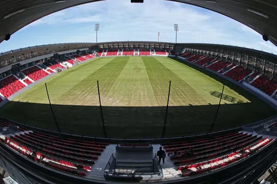 Stadionul din Leskovac, Serbia