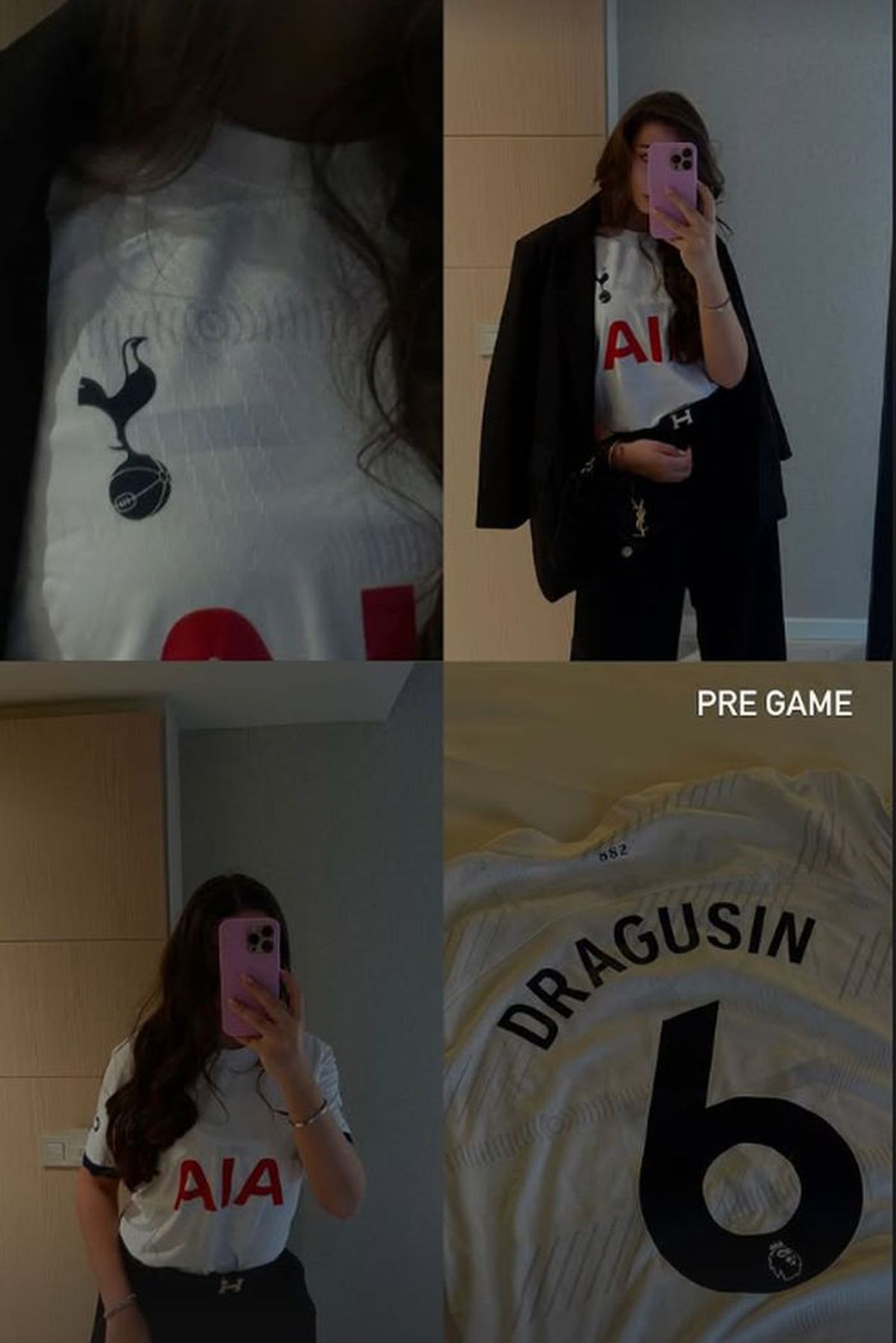 Meira Drăgușin la finala Tottenham - Manchester United