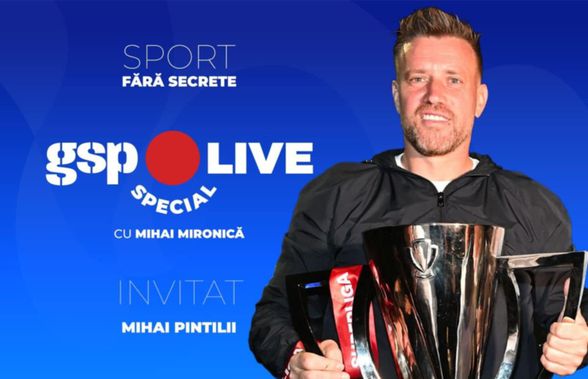 Mihai Pintilii, invitat la GSP Live Special » Mihai Mironică îl va lua la întrebări pe antrenorul secund al FCSB