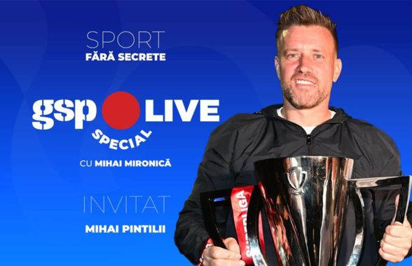 Mihai Pintilii, invitat la GSP Live Special » Mihai Mironică îl va lua la întrebări pe antrenorul secund al FCSB
