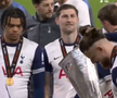 Radu Drăgușin, cu tricolorul pe podiumul Europa League » România, din nou în elită: imagini emoționante pe San Mames