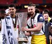 Radu Drăgușin, cu tricolorul pe podiumul Europa League » România, din nou în elită: imagini emoționante pe San Mames