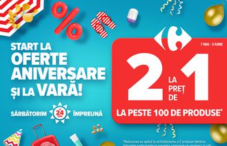 Vara asta dai lovitura cu ofertele aniversare de la Carrefour