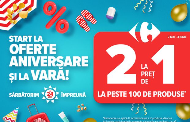 Vara asta dai lovitura cu ofertele aniversare de la Carrefour