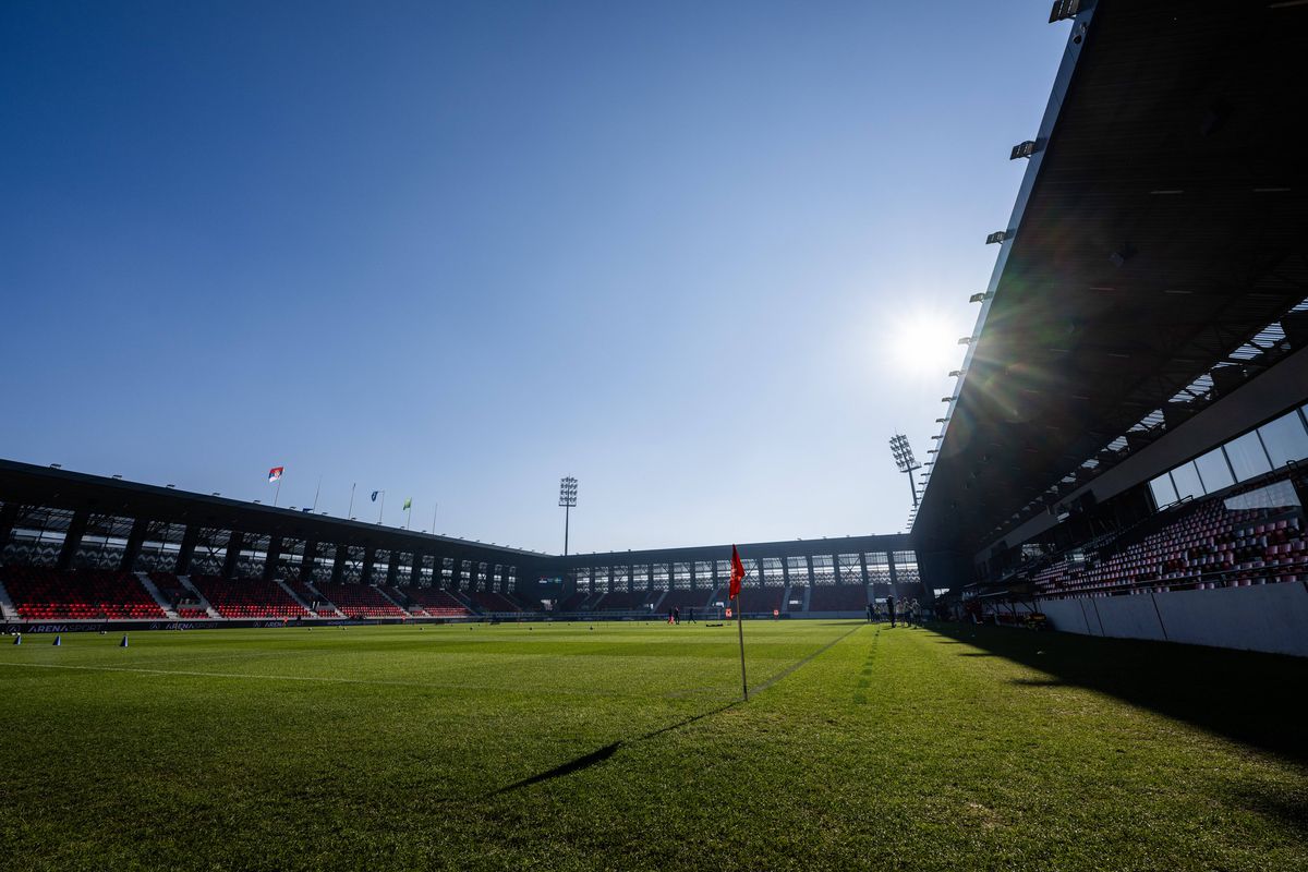 Stadionul din Leskovac, Serbia