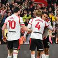 Jucătorii lui Southampton s-au bucurat degeaba după victoria din semifinalele play-off-ului de promovare, împotriva lui Middlesbrough / Foto: Imago