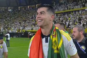 Cristiano Ronaldo, gol superb și campion în premieră în Arabia Saudită » Portughezul a izbucnit în lacrimi