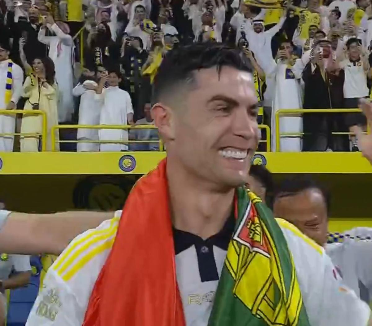 Cristiano Ronaldo, gol superb și campion în premieră în Arabia Saudită » Portughezul a fost șef de galerie la final: imagini senzaționale