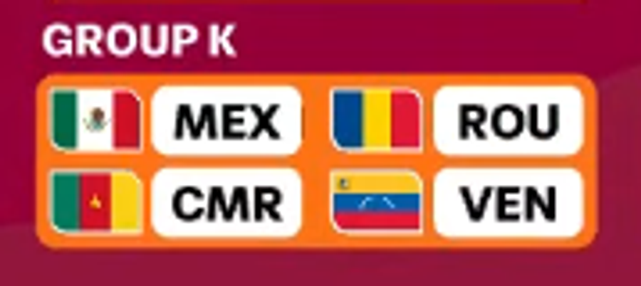 România, în grupă cu Mexic, Camerun și Venezuela // Captură foto: Youtube @FIFA România U17 și-a aflat adversarele de la Campionatul Mondial! » „Tricolorii” debutează în premieră la turneul final din Qatar