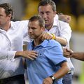 Thomas Neubert, celebrând în 2012 alături de Reghecampf și MM