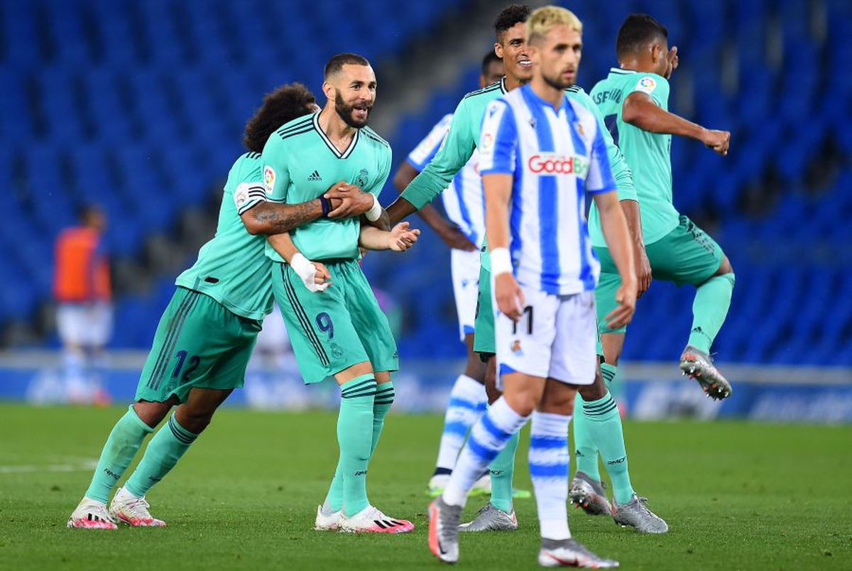 SOCIEDAD - REAL MADRID 1-2 VIDEO + FOTO » Victorie uriașă pentru Real Madrid, care îi ia fața Barcelonei și devine lider în La Liga!