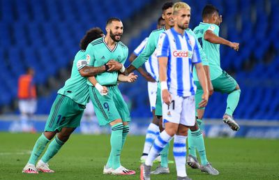 SOCIEDAD - REAL MADRID 1-2 VIDEO + FOTO » Victorie uriașă pentru Real Madrid, care îi ia fața Barcelonei și devine lider în La Liga!