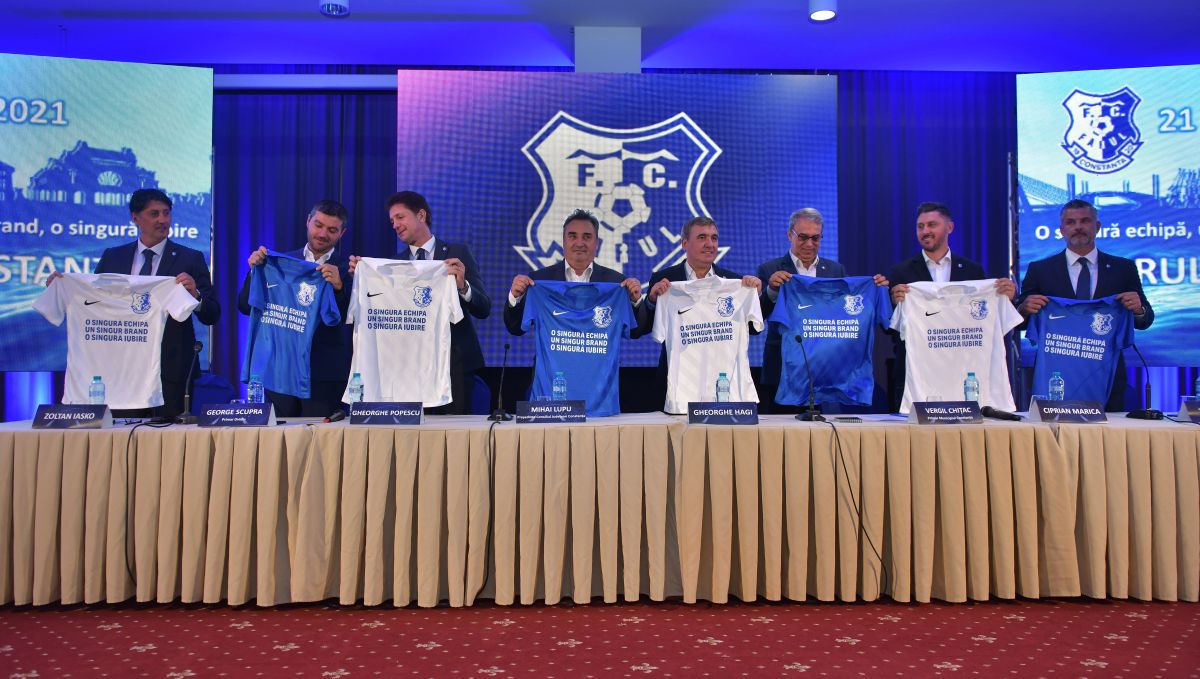 Viitorul și Farul Constanța au fuzionat: Gică Hagi va fi antrenor » Cum arată conducerea, primele transferuri + promisiune pentru un nou stadion