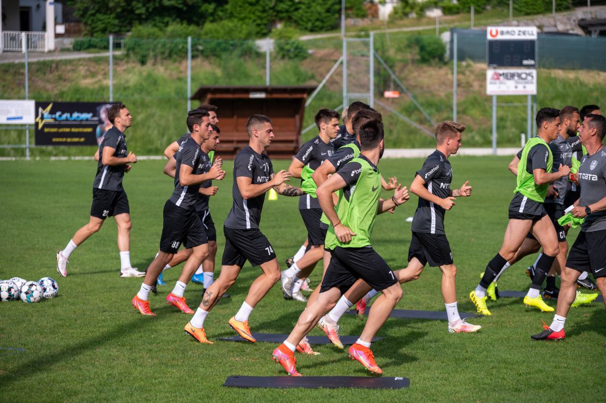 Antrenament CFR Cluj în cantonamentul din Austria (20 iunie 2021)