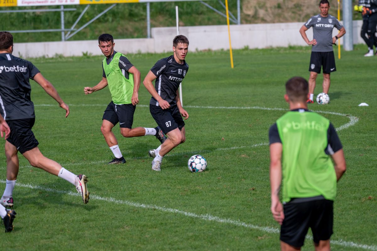 Antrenament CFR Cluj în cantonamentul din Austria (20 iunie 2021)