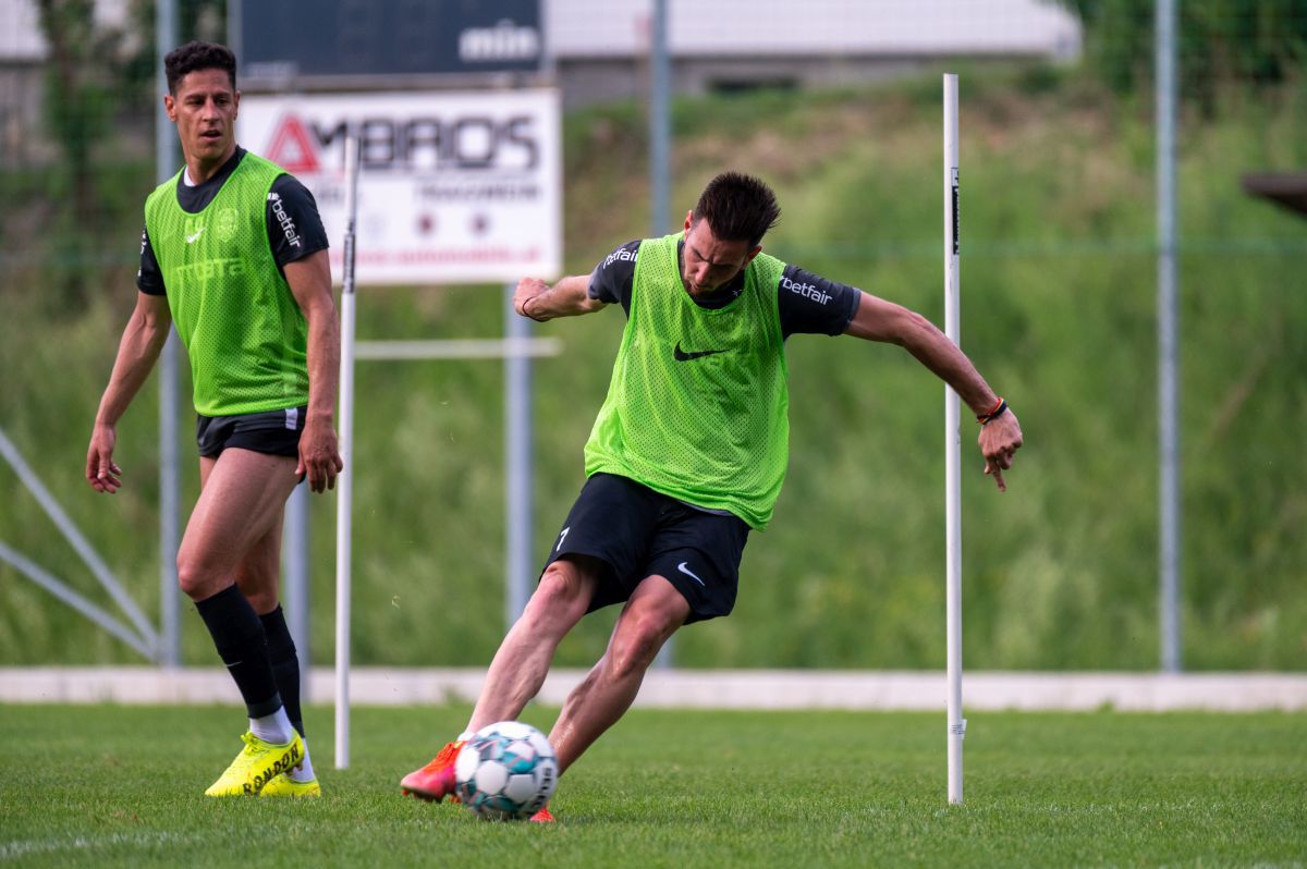 Antrenament CFR Cluj în cantonamentul din Austria (20 iunie 2021)