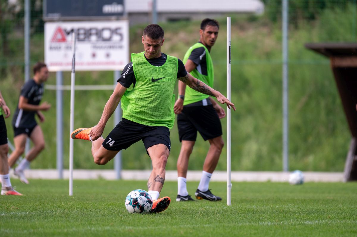 Antrenament CFR Cluj în cantonamentul din Austria (20 iunie 2021)