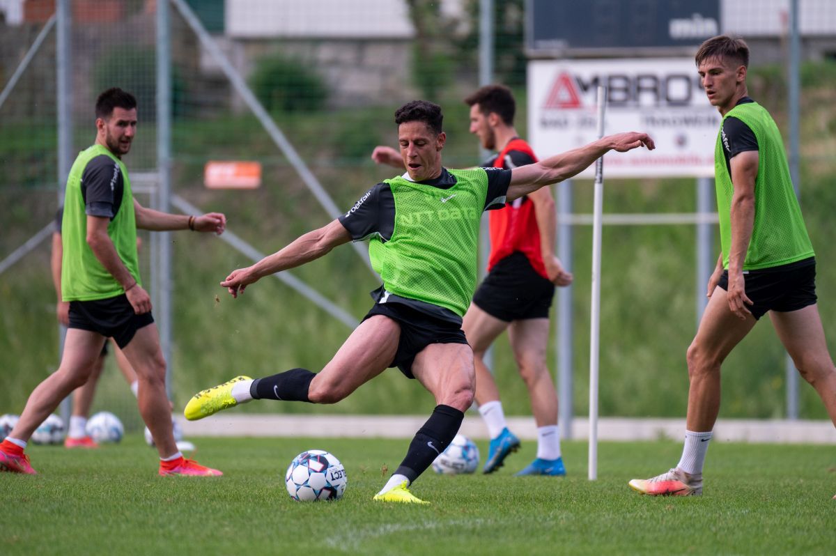 Antrenament CFR Cluj în cantonamentul din Austria (20 iunie 2021)