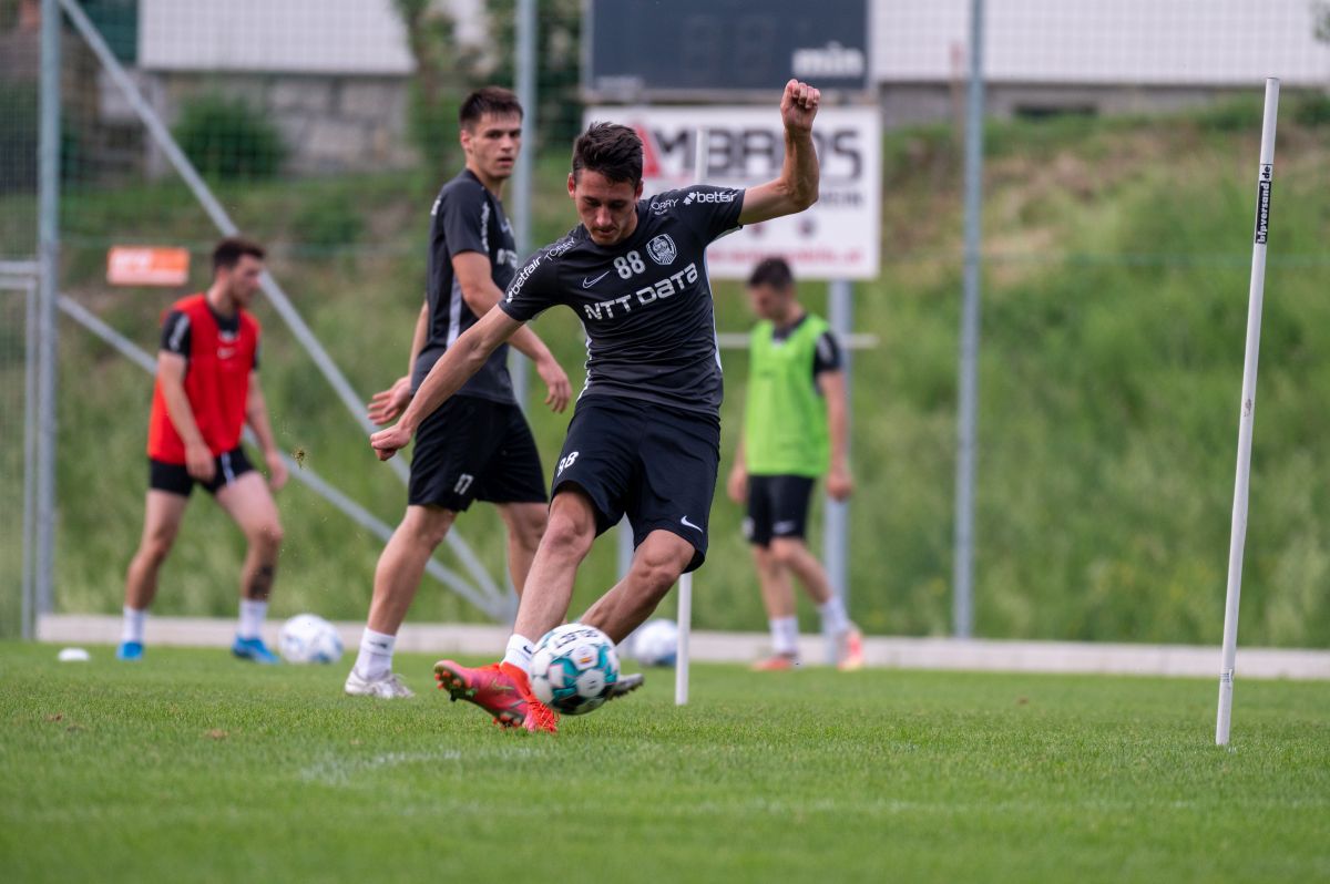 Antrenament CFR Cluj în cantonamentul din Austria (20 iunie 2021)