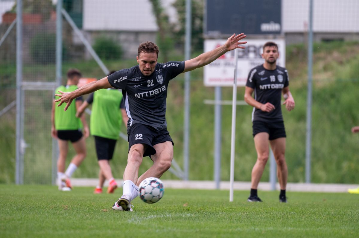 Antrenament CFR Cluj în cantonamentul din Austria (20 iunie 2021)