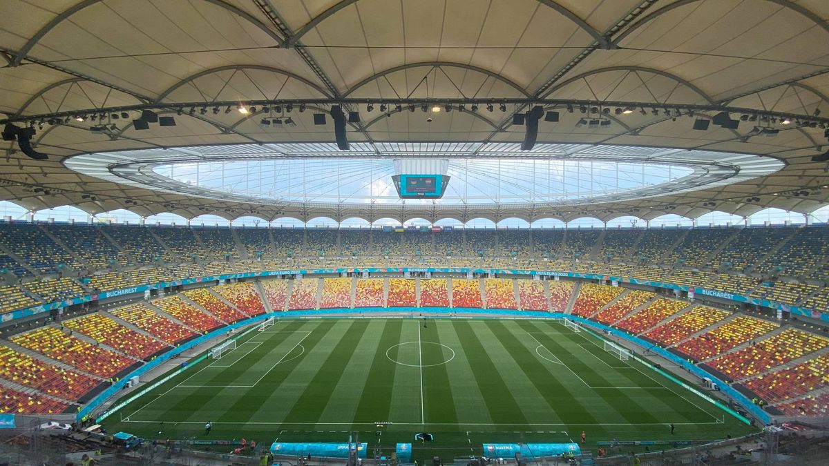 Cum arată gazonul de pe Arena Națională înaintea duelului decisiv Austria - Ucraina » Mesajul administratorilor stadionului