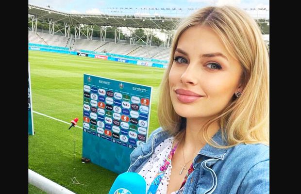 Jurnalista care l-a contrat pe Guardiola, surprinsă pe Arena Națională! Asistă la Ucraina - Austria