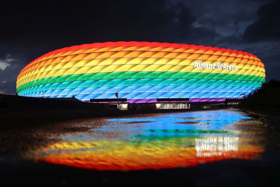 Așa ar putea arăta „Allianz Arena” la meciul Germania - Ungaria Scandal la Euro! Politicienii maghiari se revoltă: „Ce vreți să faceți?! E dăunător și periculos”