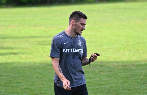 Daniel Graovac, primul antrenament la CFR Cluj » De ce s-a pregătit separat de restul echipei