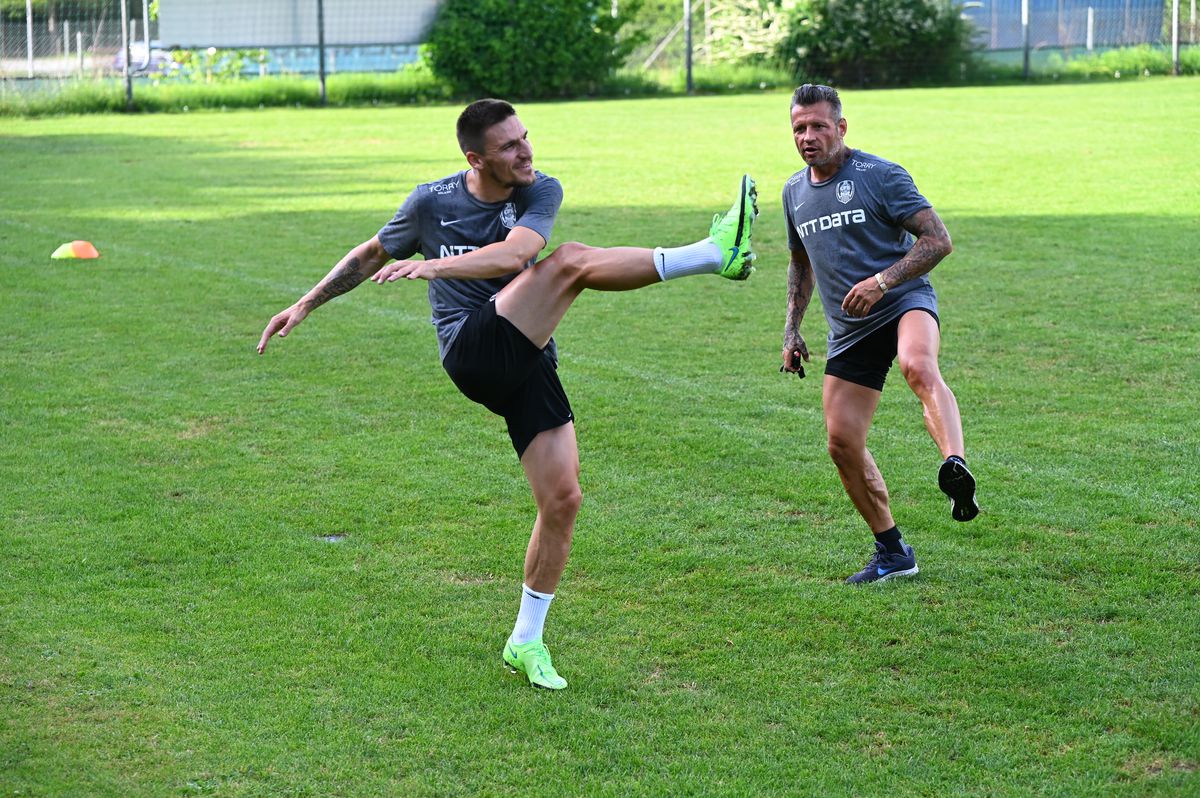 Daniel Graovac, primul antrenament la CFR Cluj » De ce s-a pregătit separat de restul echipei