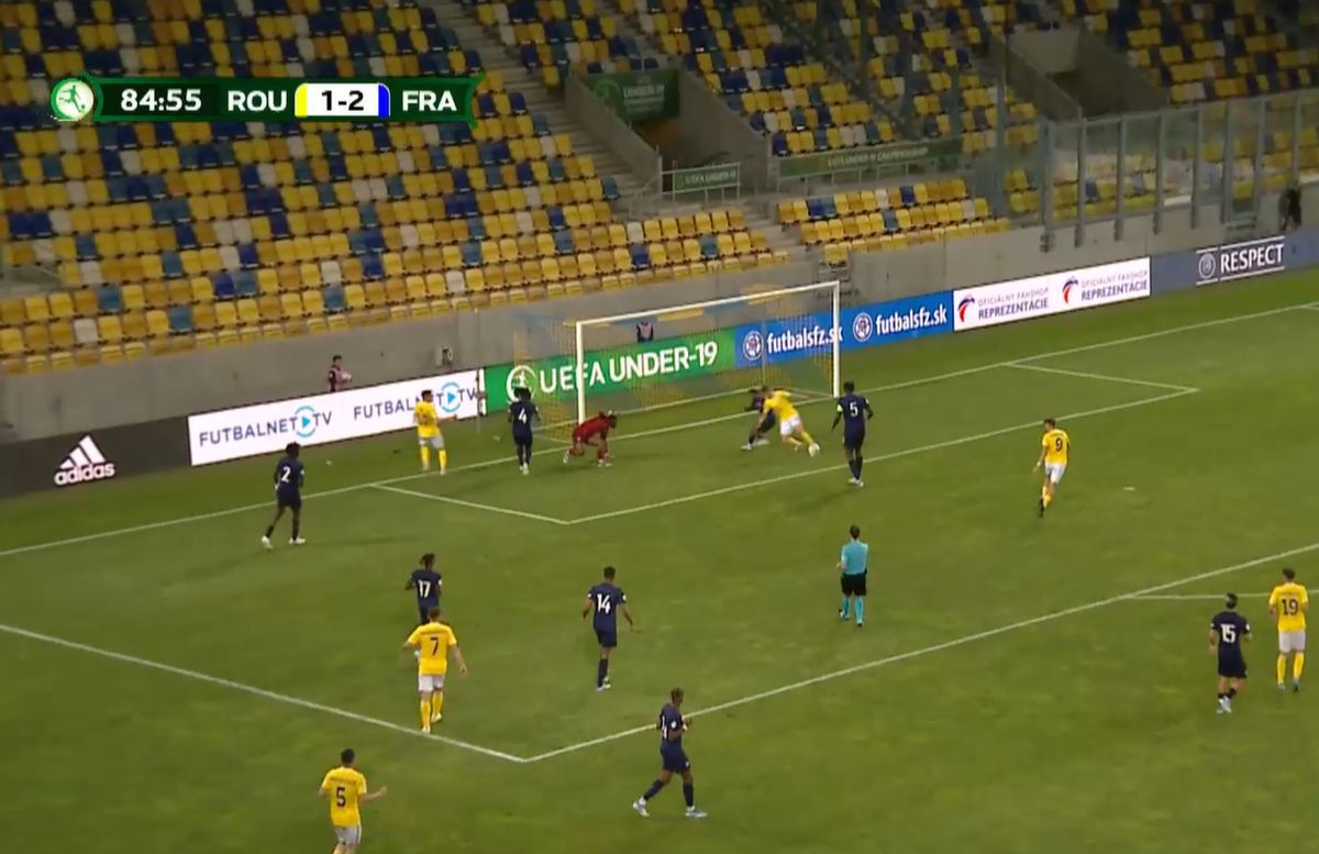 România U19, gol anulat în meciul cu Franța U19