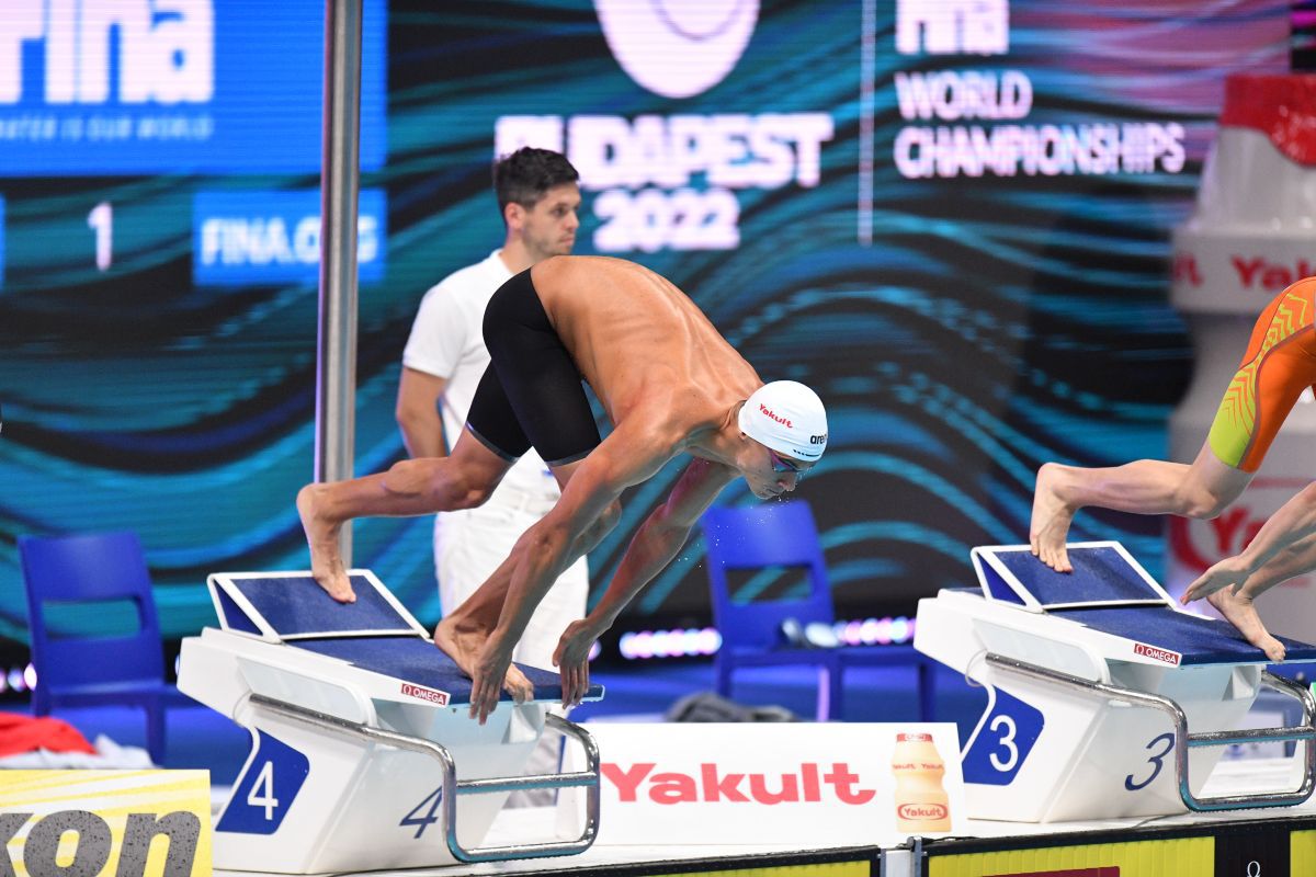 David Popovici, semifinală 100 metri liber