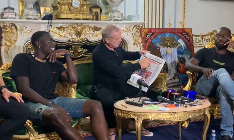 Gigi Becali și clauza scrisă pe paginile Gazetei / FOTO: Captură @Prosport Joyskim Dawa, primele imagini în tricoul FCSB