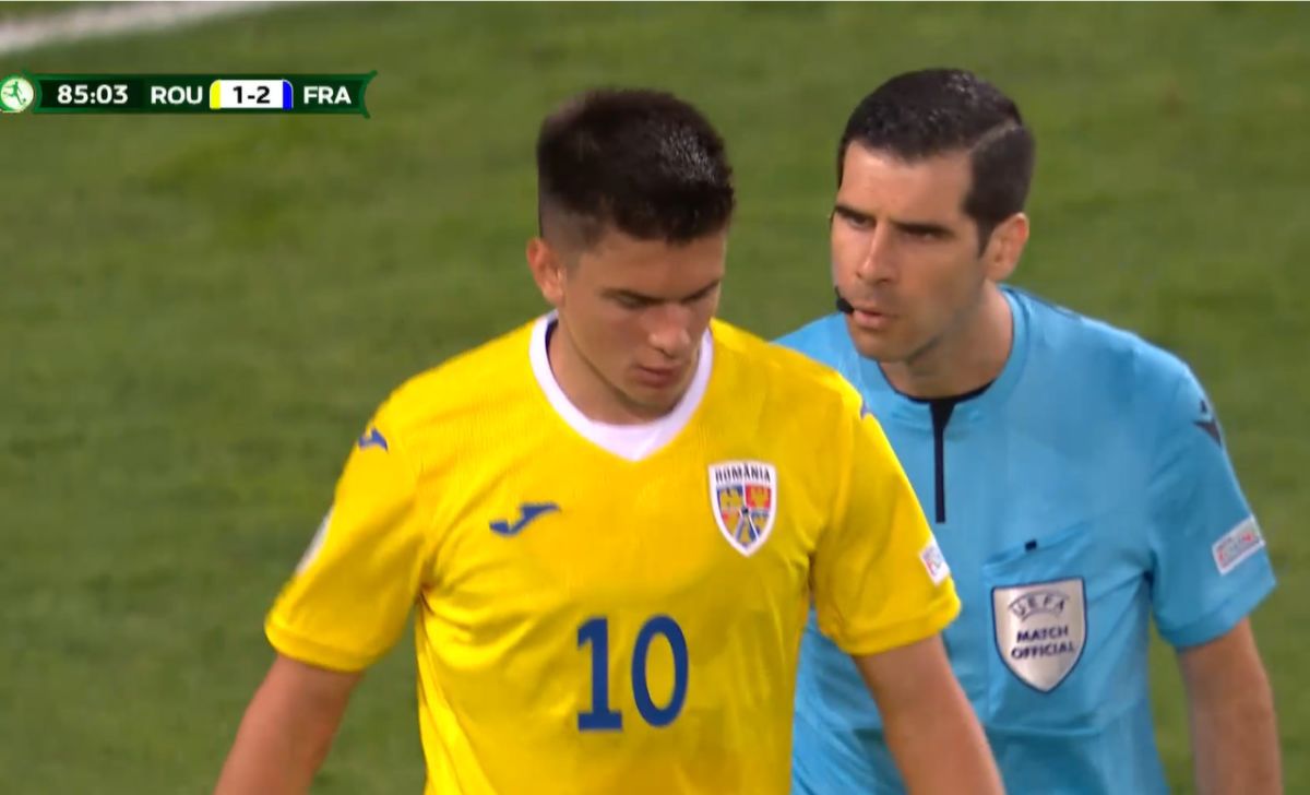 România U19, gol anulat în meciul cu Franța U19