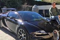 Bugatti-ul de 2,1 milioane de euro al lui Cristiano Ronaldo, izbit într-un zid din Mallorca! Cum arată mașina