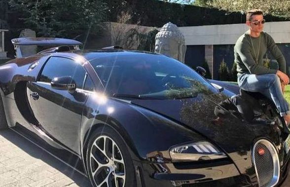 Bugatti-ul de 2,1 milioane de euro al lui Cristiano Ronaldo, izbit într-un zid din Mallorca! Cum arată mașina